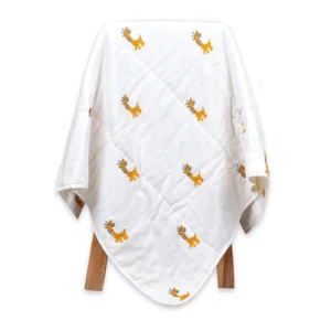 Ac Quilt Blanket | 0-3 Years | 100X120 cm | Yellow Giraffe