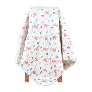 Ac Quilt Blanket | 0-3 Years | 100X120 cm | Flamingo