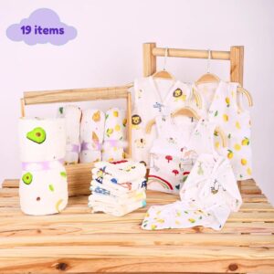 NewBorn All Muslin Gift Set | 19 items