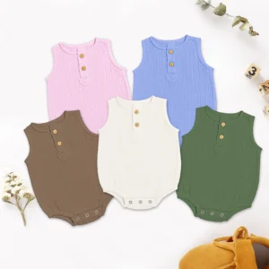 Organic Cotton Onesie for Newborn Baby | Pack of 5