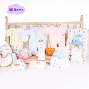 Winter Hospital Kit for Newborn Baby | Newborn Baby Essentials Gift Combo | 26 Items | Mixed Design