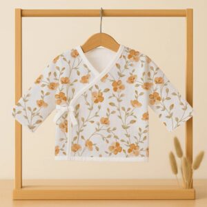 Kids Muslin Front Open Kimono | Bloom