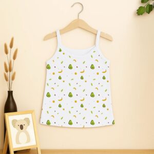 Baby Girl Vest | Soft Organic Cotton Sleeveless Top For Newborn, Infant & Toddler Girls