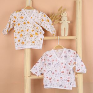 Kids Muslin Front Open Kimono | Bloom, Blossom | Pack of 2