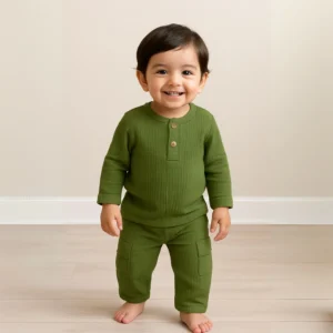 Shirt & Pant Co-ord Set for Kids | Elegant & Comfortable Summer Wear | Organic Cotton Clothing Set