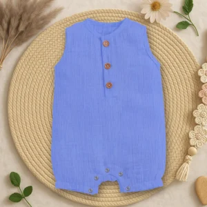 Baby Romper | Sleeveless Romper For New Born | Organic Cotton Super Soft Baby Sleepsuit