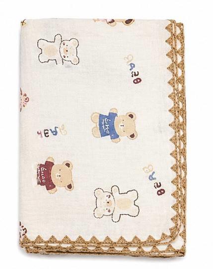 Organic Cotton 6 Layer Muslin Blanket | Super Soft Cotton Kids Blanket | 100X110 CM | 0-3 Years - Image 5