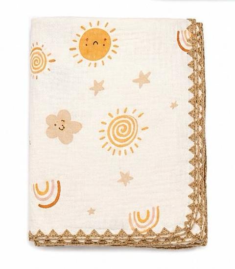 Organic Cotton 6 Layer Muslin Blanket | Super Soft Cotton Kids Blanket | 100X110 CM | 0-3 Years - Image 6