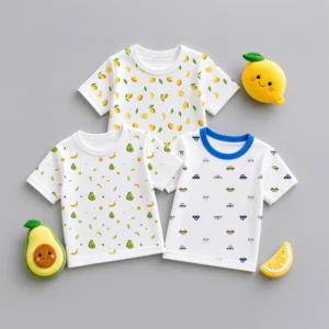Organic Cotton Baby T-Shirts for Boys & Girls | Comfortable Infant Baby Wear & Toddler Clothing | Pack of 3
